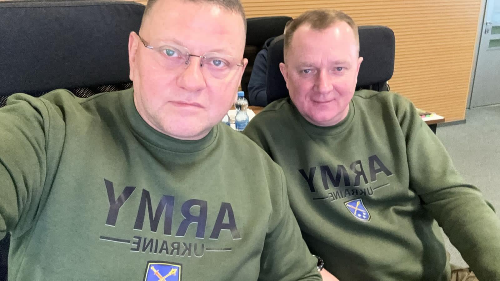 Валерій Залужний та Сергій Шаптала