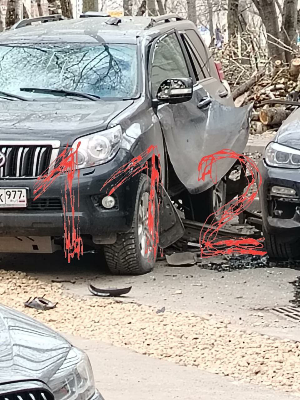 У Москві 12.04.2024 вибухнув позашляховик