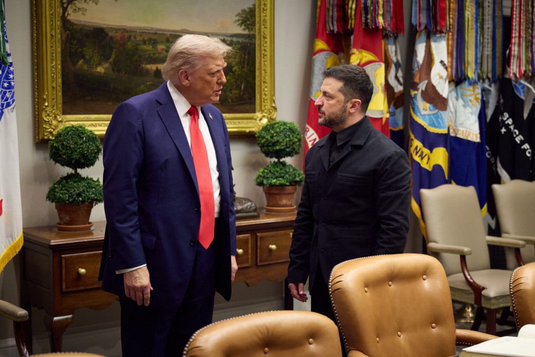Володимир Зеленський та Дональд Трамп 18 серпня 2025 року
