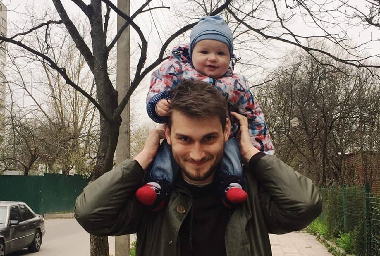 Вадим Яценко із сином Максимом