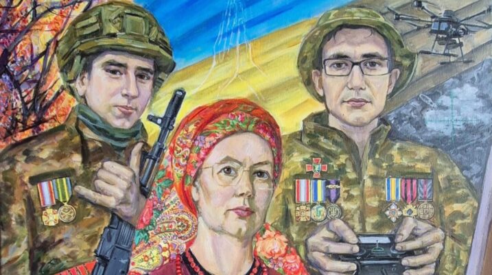 Марина Соченко та її два сини