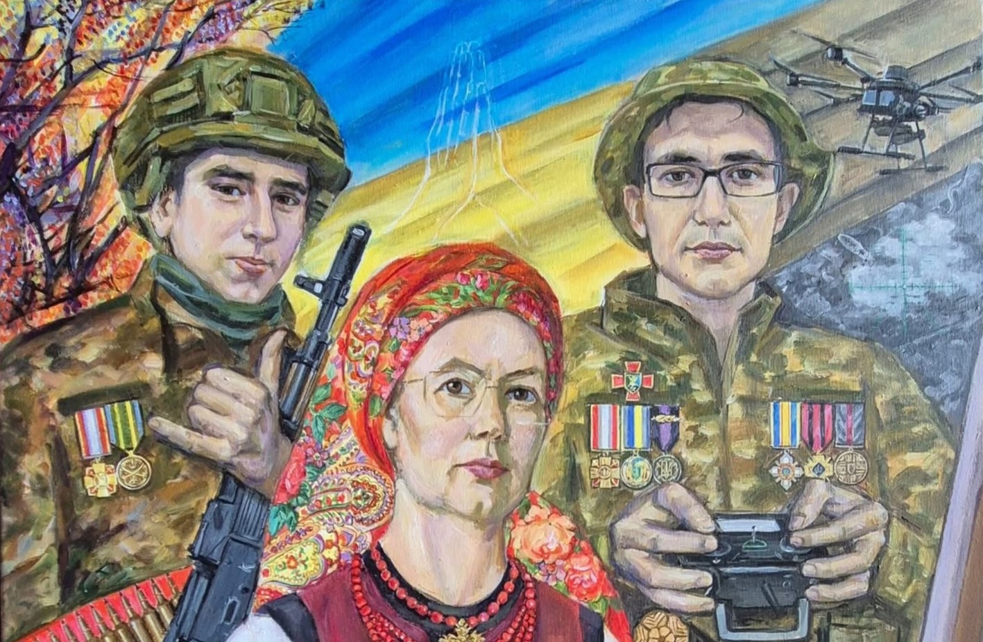 Марина Соченко та її два сини