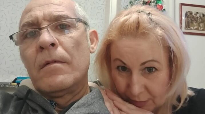 Рокко Кантаре з дружиною-українкою Світланою