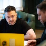 Фото пресслужби президента України із зустрічі Володимира Зеленського та Кирила Буданова